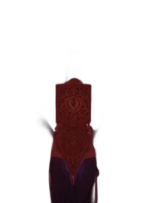 crown, dress, mask, staff transparent PNG cut-out