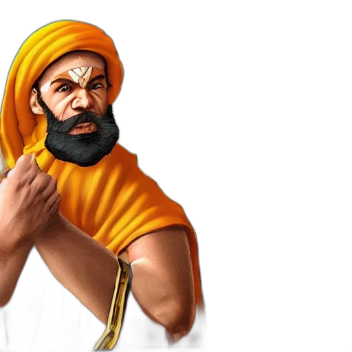 concept art, fantasy art, pixel art, monk transparent PNG cut-out