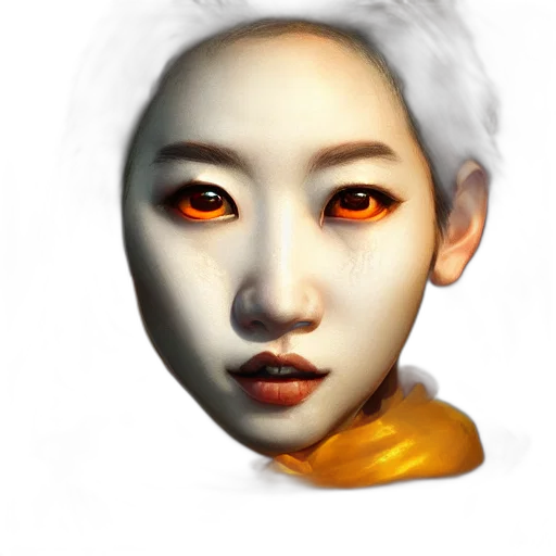 mask, face, creature, photorealistic transparent PNG cut-out