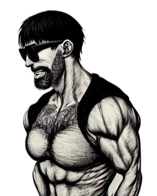 comic book art, cartoon, cyberpunk, photorealistic transparent PNG cut-out