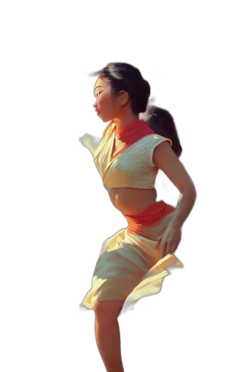 dress, staff, jewelry, concept art transparent PNG cut-out