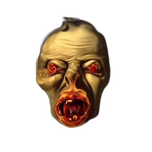 mask, face, creature, staff transparent PNG cut-out