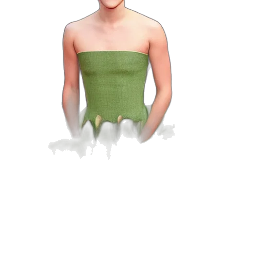 dress, crown, face, creature transparent PNG cut-out
