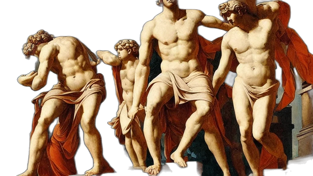 photorealistic, concept art, ancient, greeks transparent PNG cut-out
