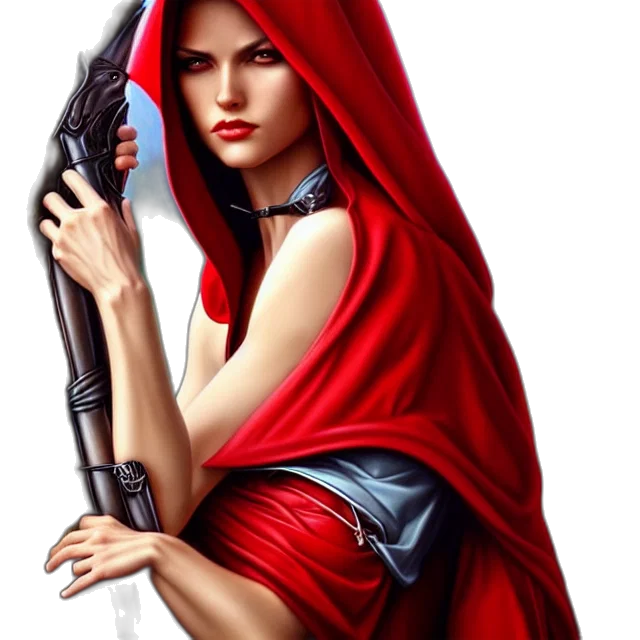 weapon, dress, fantasy art, comic book art transparent PNG cut-out