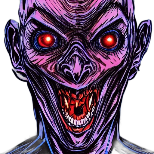 face, creature, mask, concept art transparent PNG cut-out