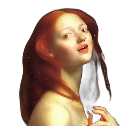 face, mask, hair, dress transparent PNG cut-out