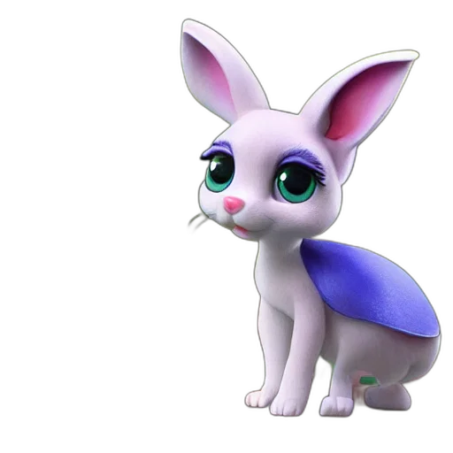 animal, creature, staff, 3d render transparent PNG cut-out