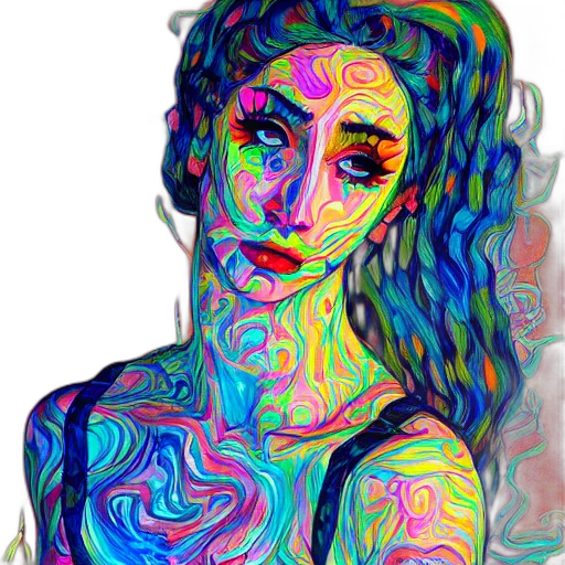 face, mask, dress, creature transparent PNG cut-out