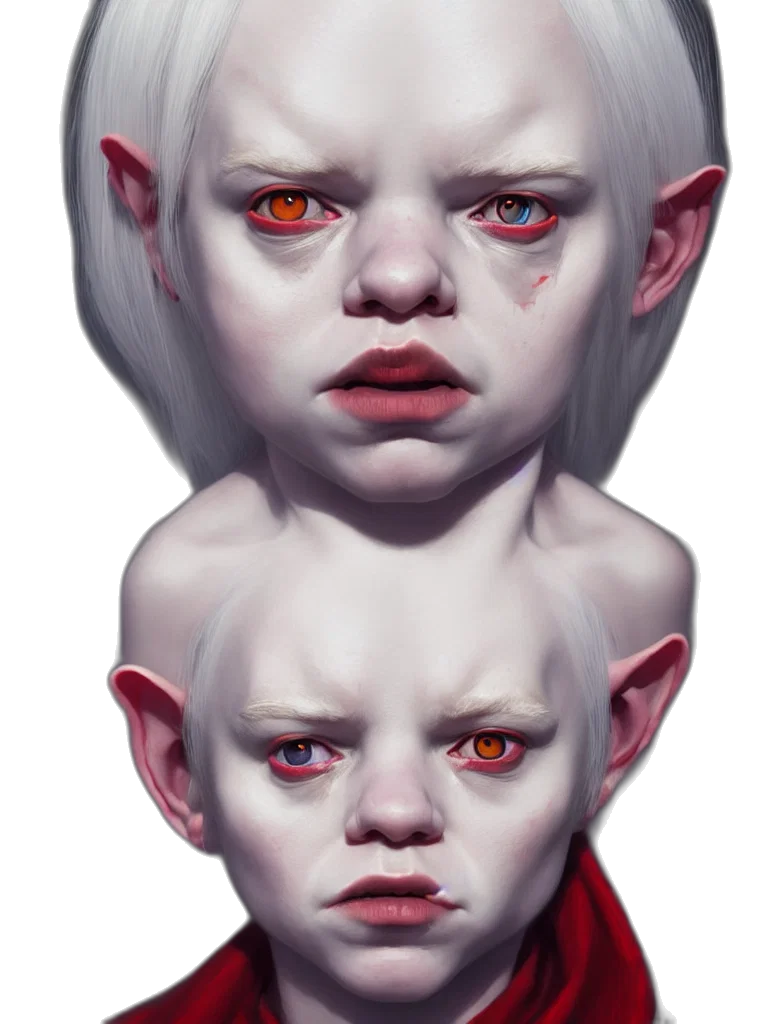 face, mask, creature, concept art transparent PNG cut-out