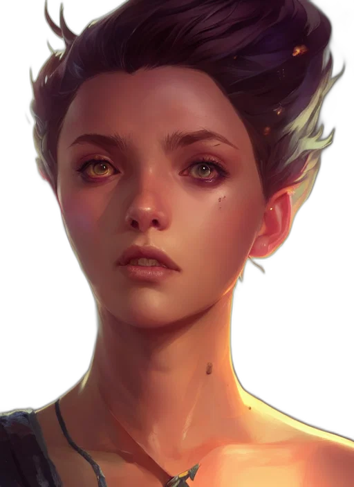 face, crown, fantasy art, concept art transparent PNG cut-out