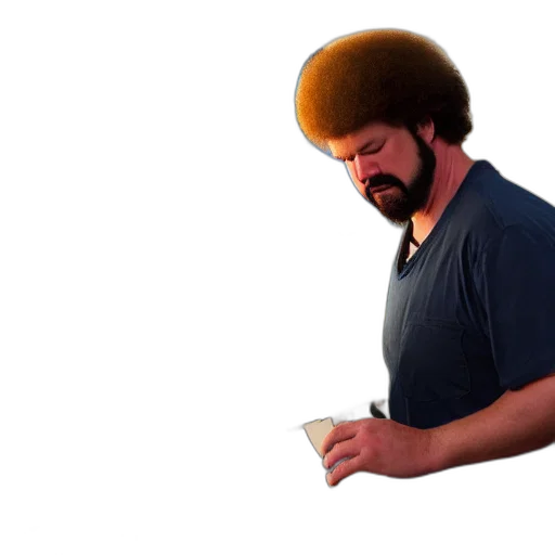 hat, hair, staff, face transparent PNG cut-out
