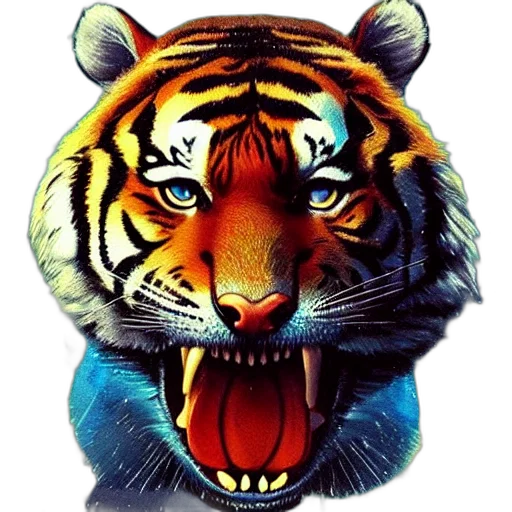 animal, creature, mask, photorealistic transparent PNG cut-out