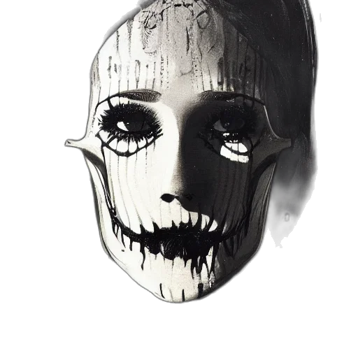 mask, face, creature, crown transparent PNG cut-out