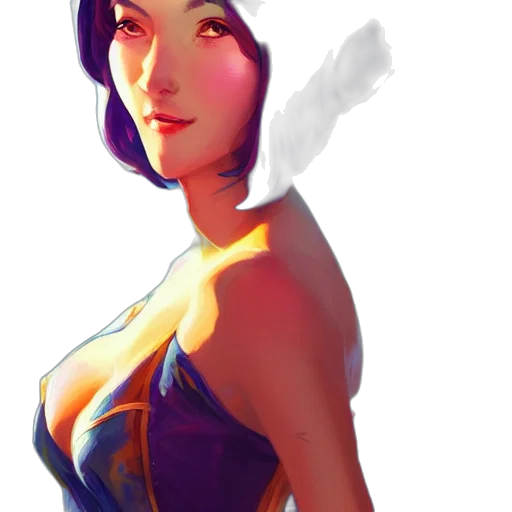 dress, face, crown, concept art transparent PNG cut-out
