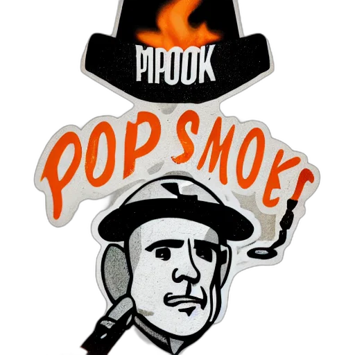 pop, smoke transparent PNG cut-out
