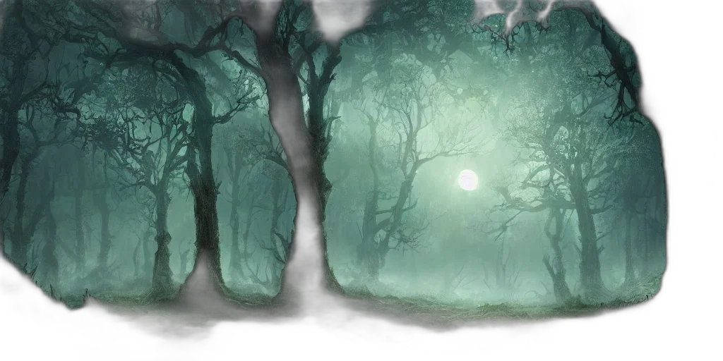 tree, mask, concept art, fantasy art transparent PNG cut-out