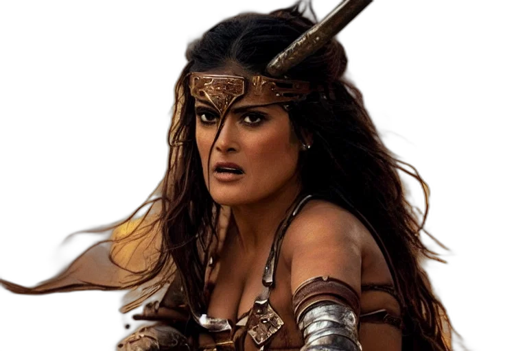 epic, photo, salma, hayek transparent PNG cut-out