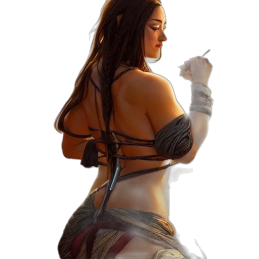 dress, weapon, sword, staff transparent PNG cut-out