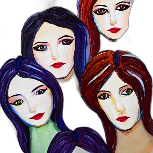 jewelry, fantasy art, cartoon, oil painting transparent PNG cut-out