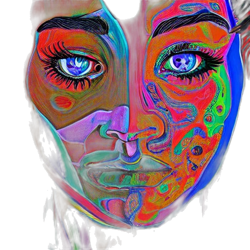 mask, face, robot, crown transparent PNG cut-out