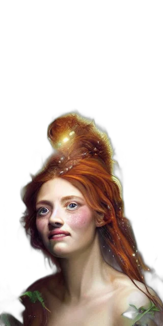 crown, hair, face, jewelry transparent PNG cut-out