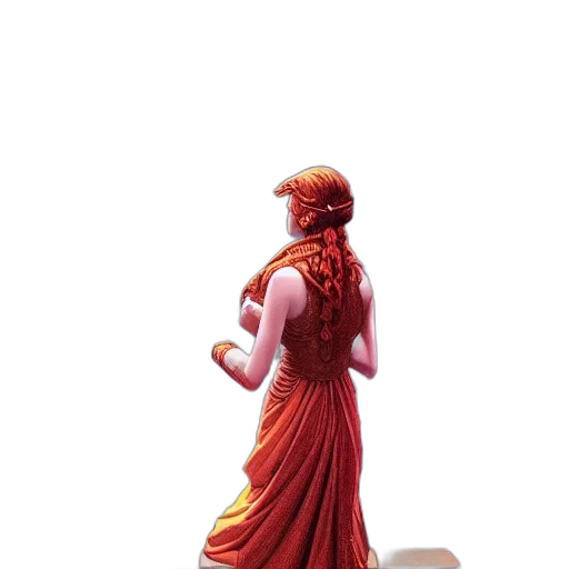 dress, 3d render, concept art, oil painting transparent PNG cut-out