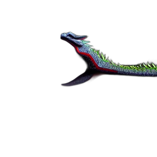 dragon, animal, creature, staff transparent PNG cut-out