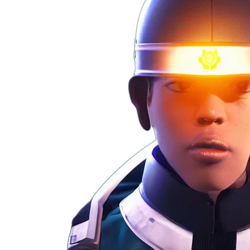 robot, face, mask, concept art transparent PNG cut-out