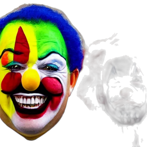 mask, face, creature, photorealistic transparent PNG cut-out
