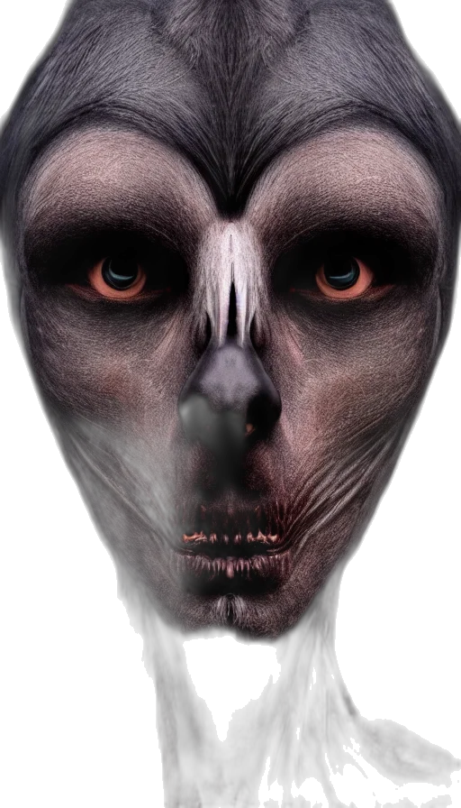 mask, face, creature, animal transparent PNG cut-out