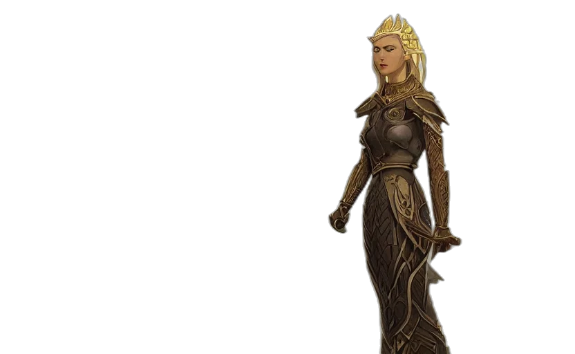 staff, dress, concept art, fantasy art transparent PNG cut-out