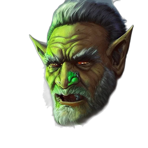 face, staff, mask, creature transparent PNG cut-out