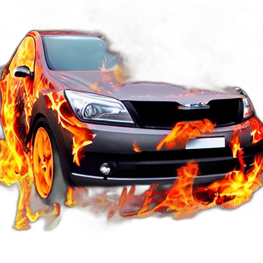 car, photorealistic, concept art, 3d render transparent PNG cut-out