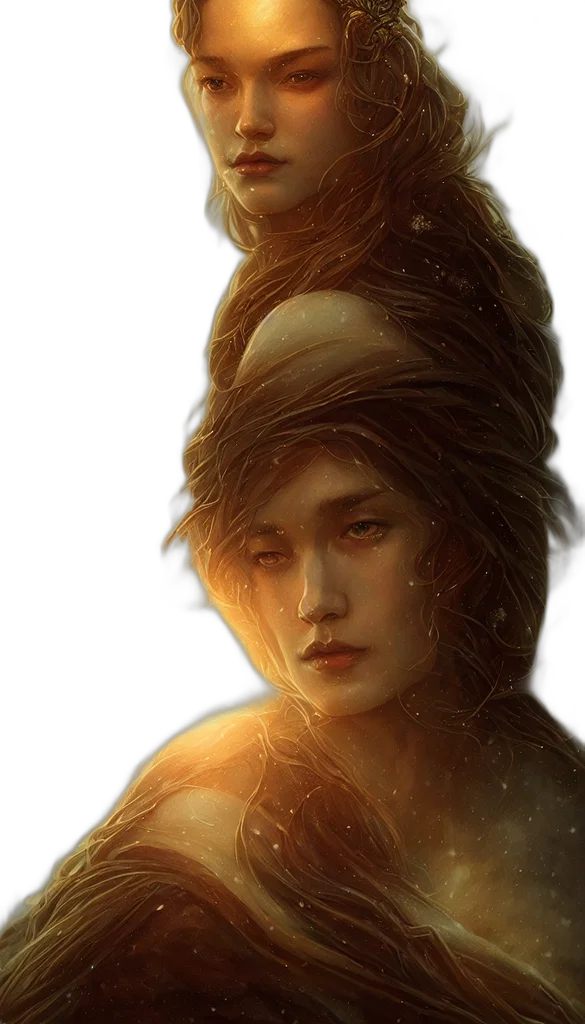 hair, face, hat, crown transparent PNG cut-out