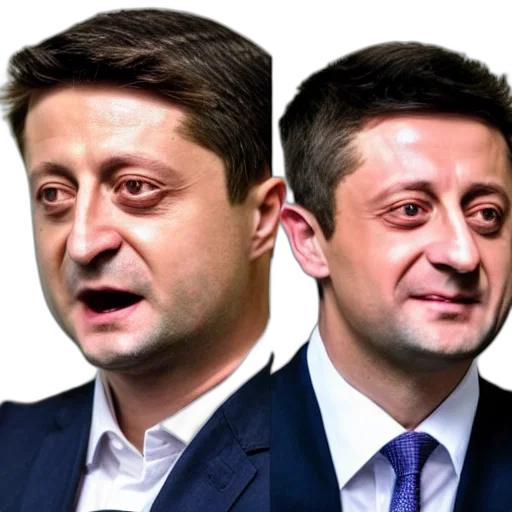 face, photorealistic, cartoon, zelensky transparent PNG cut-out