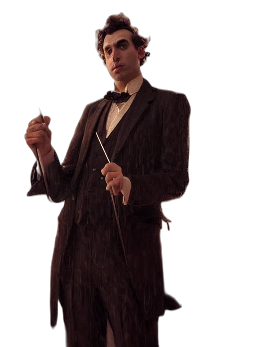 staff, jacket, umbrella, hat transparent PNG cut-out