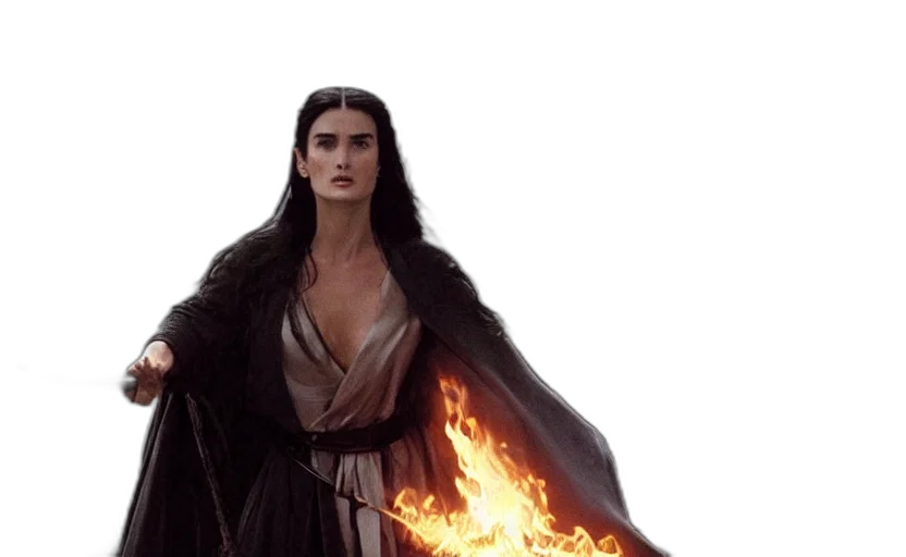 concept art, fantasy art, comic book art, fire transparent PNG cut-out
