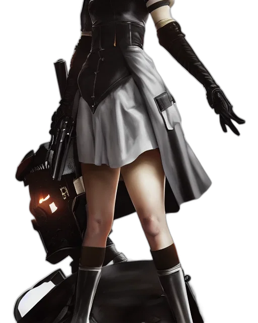 weapon, staff, robot, dress transparent PNG cut-out