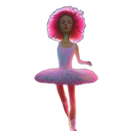 dress, hat, staff, flower transparent PNG cut-out