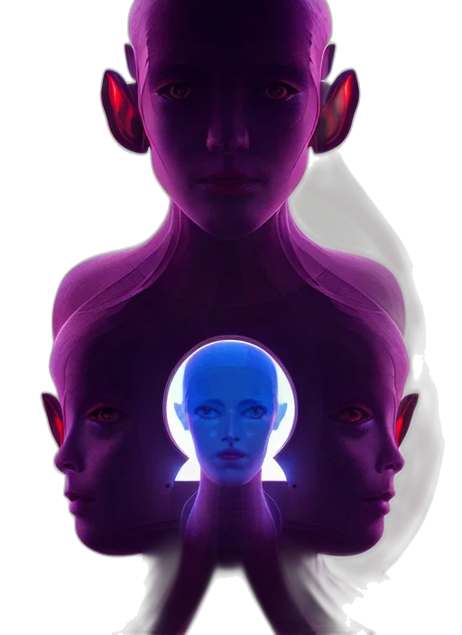 mask, robot, face, crown transparent PNG cut-out