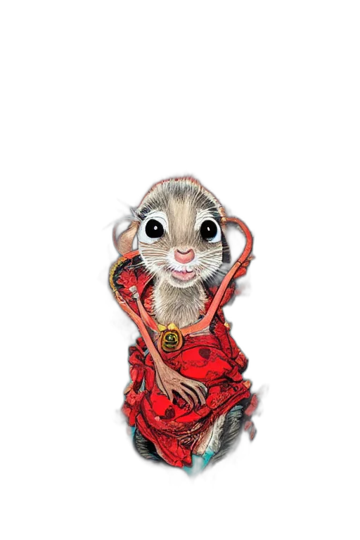 animal, dress, jacket, staff transparent PNG cut-out