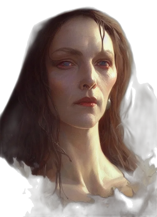 face, photorealistic, concept art, fantasy art transparent PNG cut-out