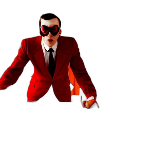 jacket, staff, robot, mask transparent PNG cut-out