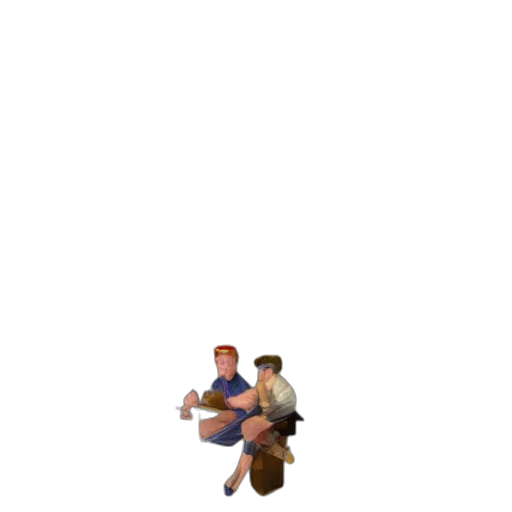 robot, creature, weapon, staff transparent PNG cut-out