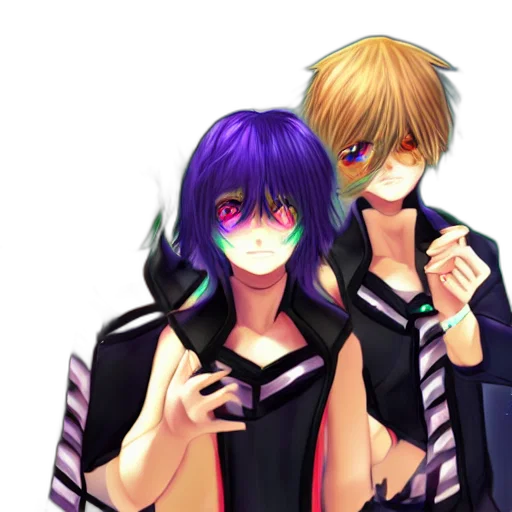 pixel art, anime, concept art, 3d render transparent PNG cut-out