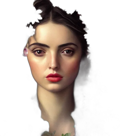 face, jewelry, crown, hair transparent PNG cut-out