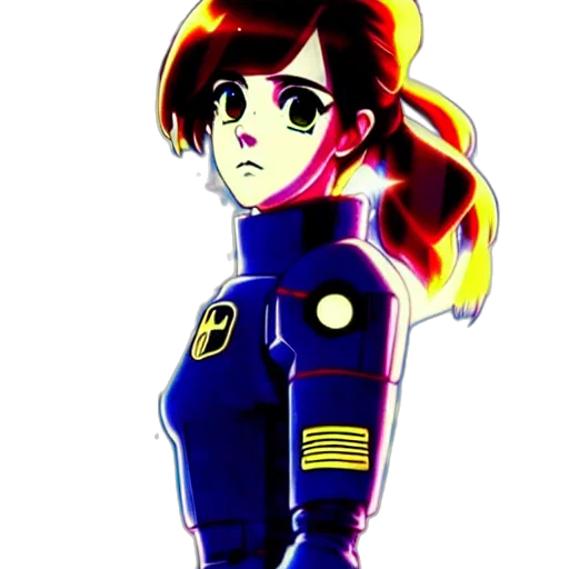 staff, robot, jacket, weapon transparent PNG cut-out