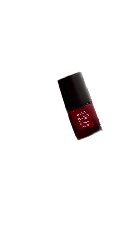 bottle, red, dark, beautiful transparent PNG cut-out