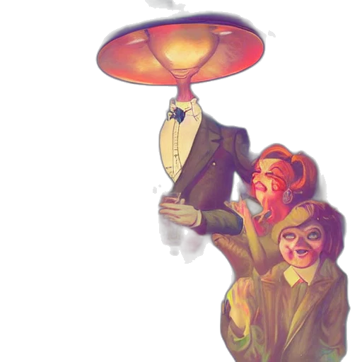 umbrella, mask, staff, hat transparent PNG cut-out